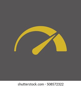 Speedometers  icon. Flat design.