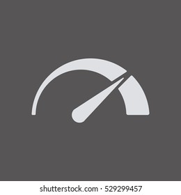 Speedometers   icon,  isolated. Flat  design.