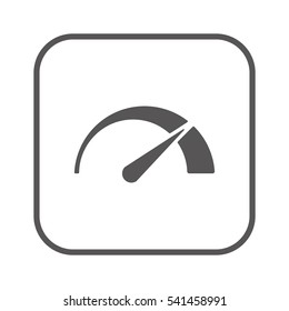 Speedometers   icon,  isolated. Flat  design.
