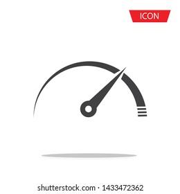 Speedometers icon isolated on white background.