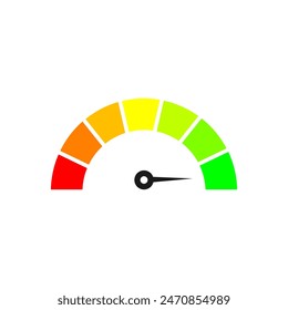 Speedometers icons, Tachometer icon isolated. Performance indicator sign. Car speed. Fast internet speed sign.