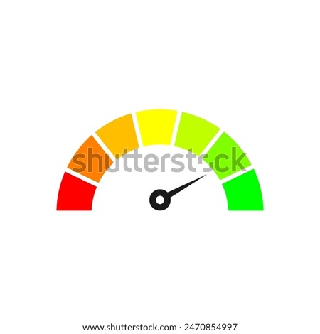Speedometers icons, Tachometer icon isolated. Performance indicator sign. Car speed. Fast internet speed sign.