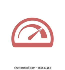 Speedometers  icon,vector. Flat design.