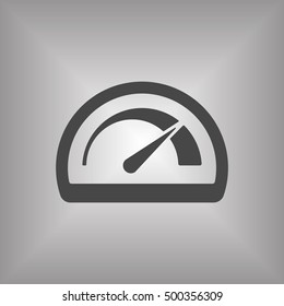 Speedometers  icon,vector. Flat design.