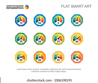 Speedometers Set Slide Template