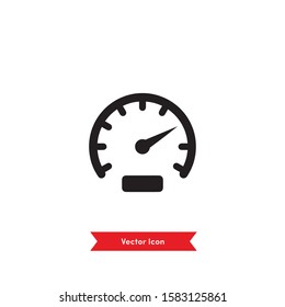 Speedometr flat  icon illustration- vector