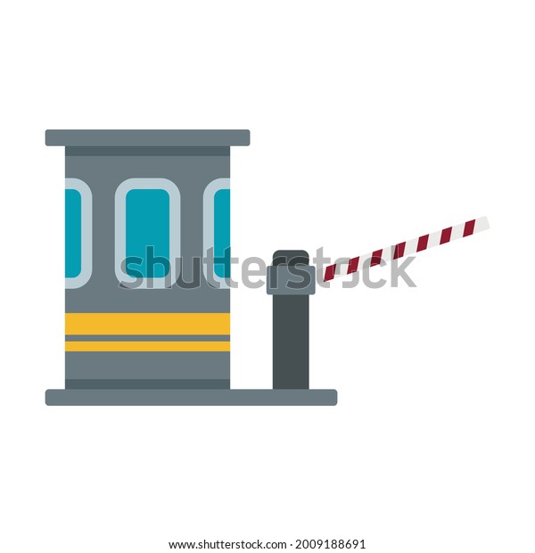 Speedway toll road icon.\
Flat illustration of speedway toll road vector icon isolated on\
white background