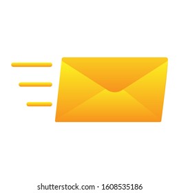 Speedy Email Delivery icon or sign or symbol