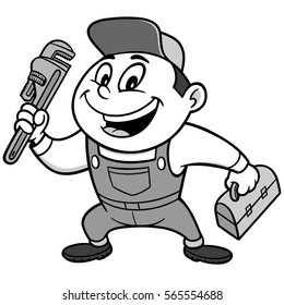 Speedy Mechanic Illustration