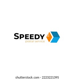 Speedy Postal Service Logo Design Concept