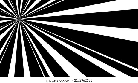 Rápidamente radiante fondo blanco y negro.
