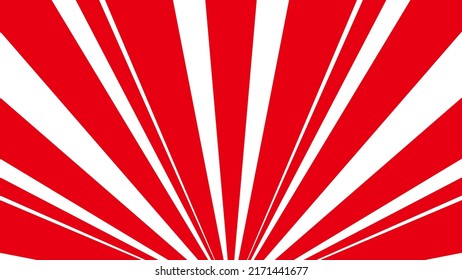 Speedy radiant red and white background.