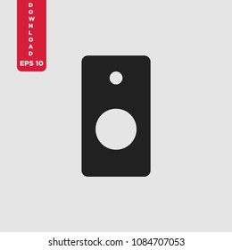 Speeker vector icon