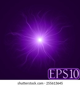 spell beam effect.(violet colored,long lines version)