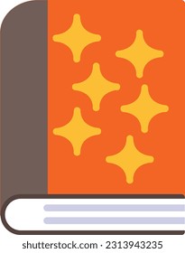 Spell Book Vector Icon Flat Style