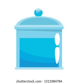 spell bottle halloween isolated icon vector illustration design
