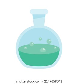 Spell Bottle Potion Icon Isolated