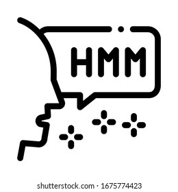 Spell Man Icon Vector. Outline Spell Man Sign. Isolated Contour Symbol Illustration