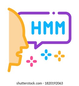 Spell Man Icon Vector. Outline Spell Man Sign. Isolated Contour Symbol Illustration