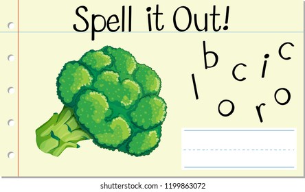 Spell it out broccoli 