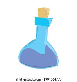 spell potion bottle isolated icon