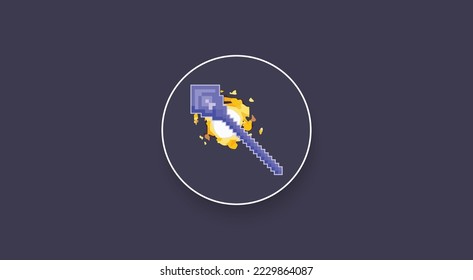 Spell Token, SPELL cryptocurrency logo on isolated background with copy space. 3d vector illustration of Spell Token, SPELL Coin icon.