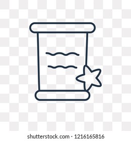 Spell vector outline icon isolated on transparent background, high quality linear Spell transparency concept can be used web and mobile
