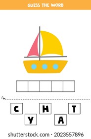 spell word yacht