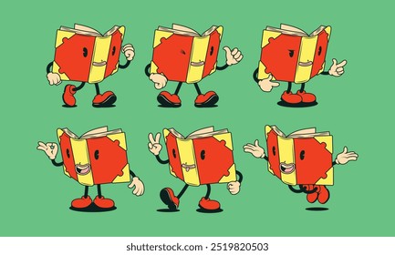 Spellbook Character Illustrations with Various Styles