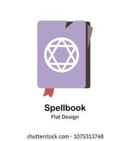 spellbook flat icon