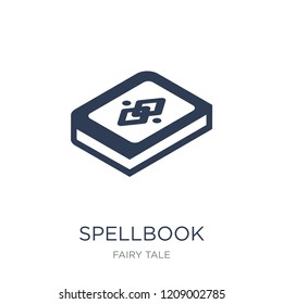 Spellbook icon. Trendy flat vector Spellbook icon on white background from Fairy Tale collection, vector illustration can be use for web and mobile, eps10