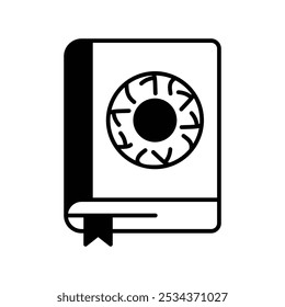 spellbook icon with white background vector stock illustration