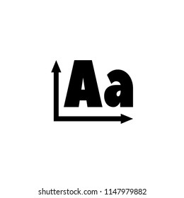 Spelling Orthography. Flat Vector Icon illustration. Simple black symbol on white background. Spelling Orthography sign design template for web and mobile UI element