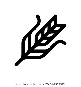 Spelt. Editable stroke vector icon.