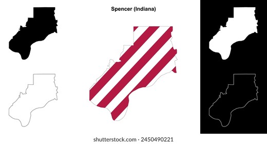 Übersichtskarte von Spencer County (Indiana)