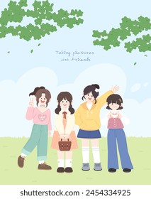 Spend it with your friends on a nice day
