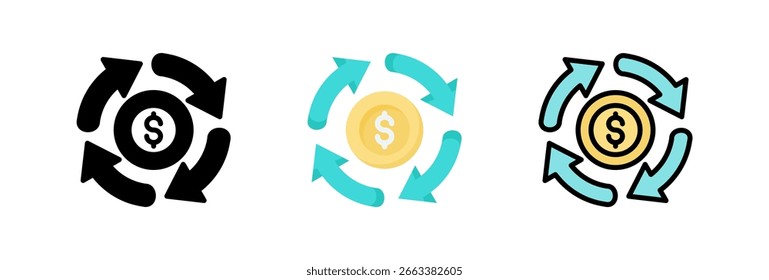 Elemento De Icono De Gasto Para Diseño