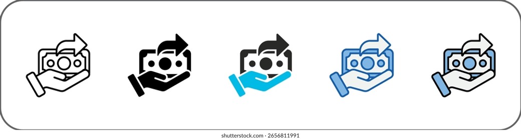 Spending Icon Pack Multistyle Illustration
