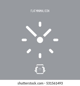 Spending time concept - Vector web icon