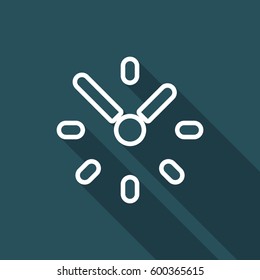 Spending time concept - Vector web icon