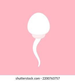 Sperm cartoon vector. Sperm icon. Vector concept illustration for design.