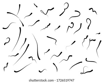 Sperm Cell Background Moving Sperm Stock Vector (Royalty Free ...