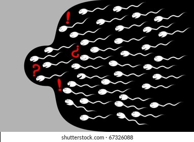 Sperm Condom Stock Vector (Royalty Free) 67326088 | Shutterstock