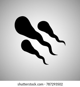 sperm dna sign icon