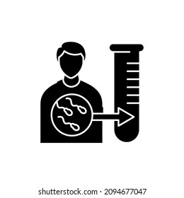 Sperm donation сolor line icon. Pregnancy. Pictogram for web page, mobile app, promo. UI UX GUI design element. Editable stroke.