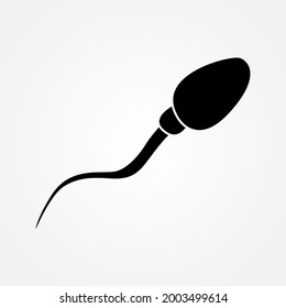 Sperm icon. Sperm cell sign. vector illustration