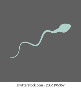 Sperm icon. Sperm cell sign. vector illustration