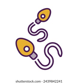 Icono de esperma ilustración vectorial de stock editable