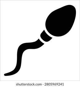 Sperm Icon Element For Design