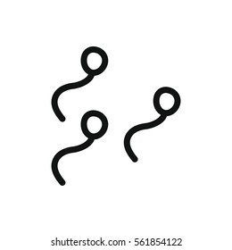 sperm icon illustration isolated vector sign symbol